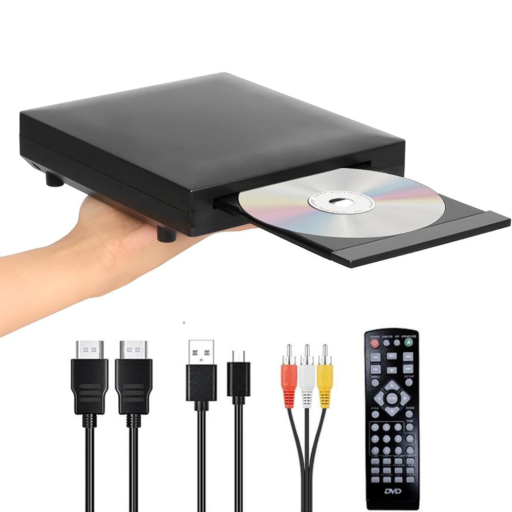 1080P HD DVD Player with AV Output Remote Control Home Media Player