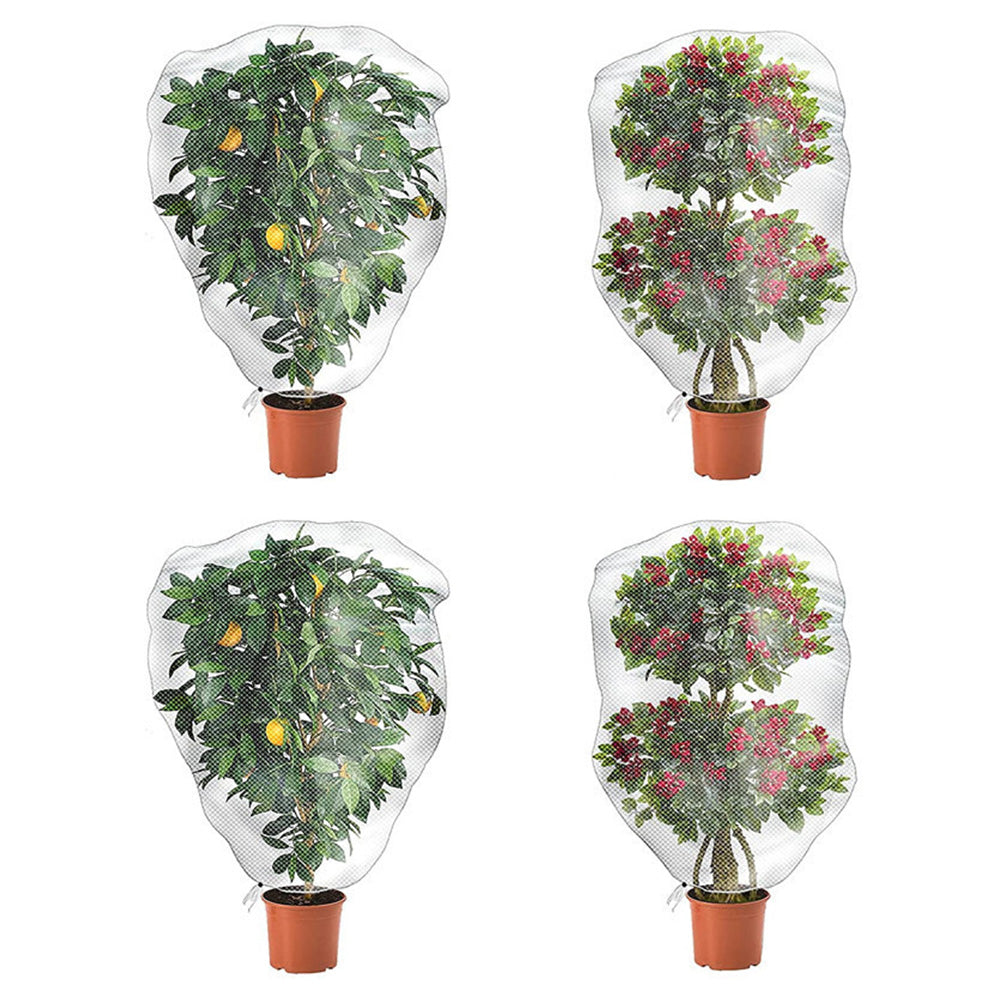 Drawstring Fruit Tree Netting Cover Fine Mesh Bird Fruit Fly Insect Protection for Garden Potted Plant Fruit Trees