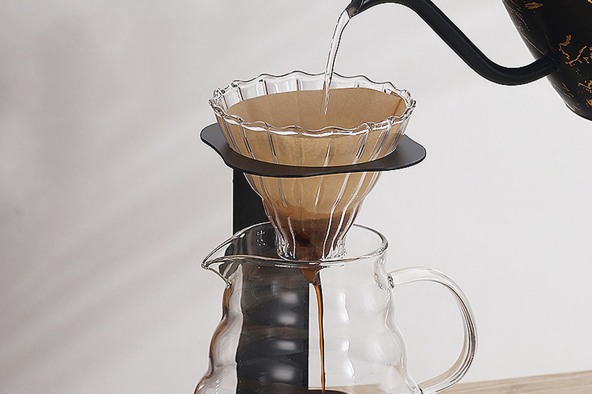 Hand Pour Over Coffee Dripper Stand Metal Coffee Filter Holder Coffee Funnel Support Rack