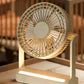 Desktop Fan with Night Light 330 Degree Swivel 3 Speeds USB Table Fan
