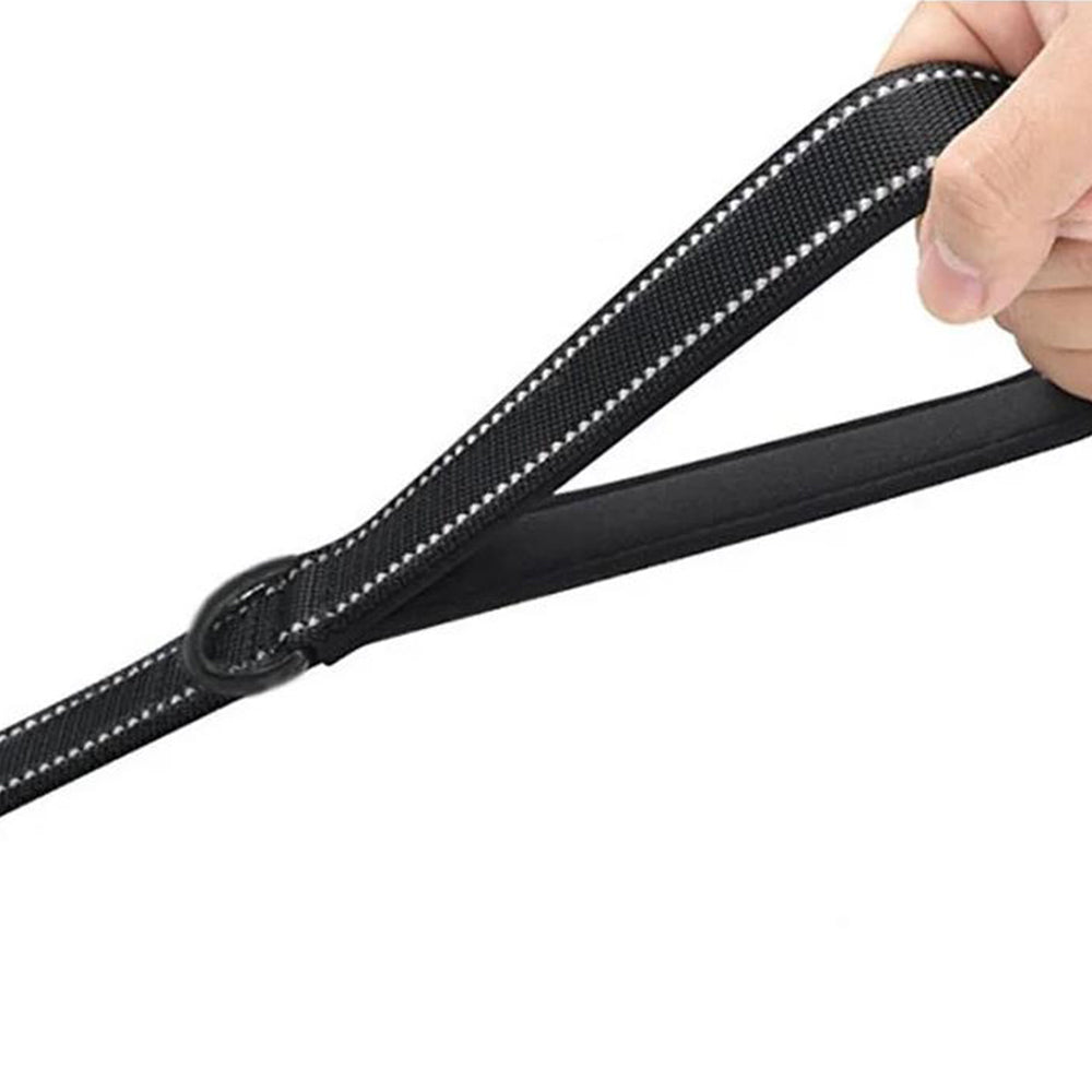 Reflective Dog Training Lesh with Double Handle Lead