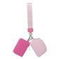 2-In-1 Dual-Pouch Wristlet Zipper Pouch Set Wallet Coin Purse Card Holder