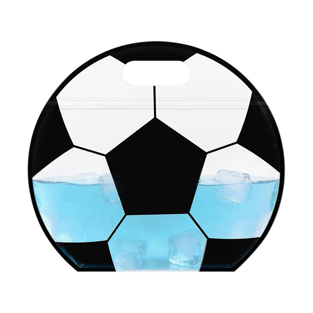 20 Soccer and American Football Resealable Candy Bags with Handles