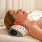 Electric Neck Massager Ergonomic Cervical Neck Traction Pillow with Heat Vibration
