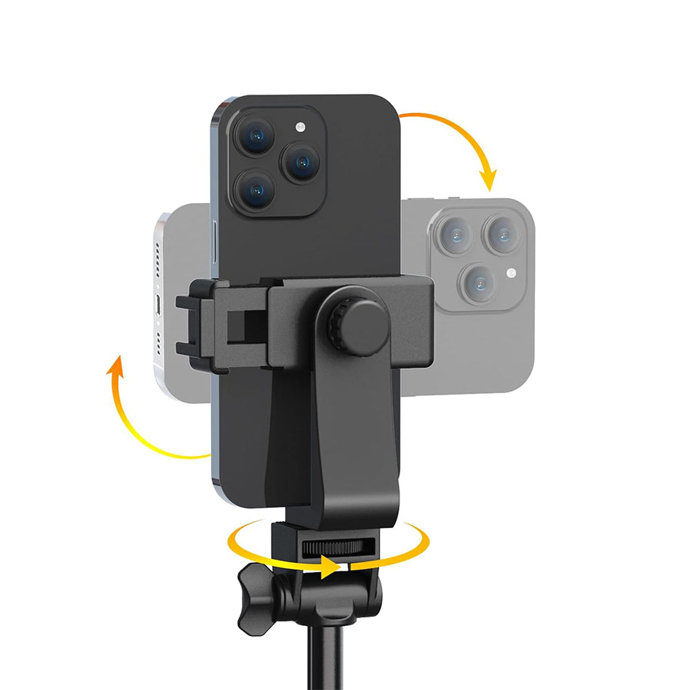 Portable Flexible Tripod Stand Rotating Selfie with Clamp for Mobile Phone Camera