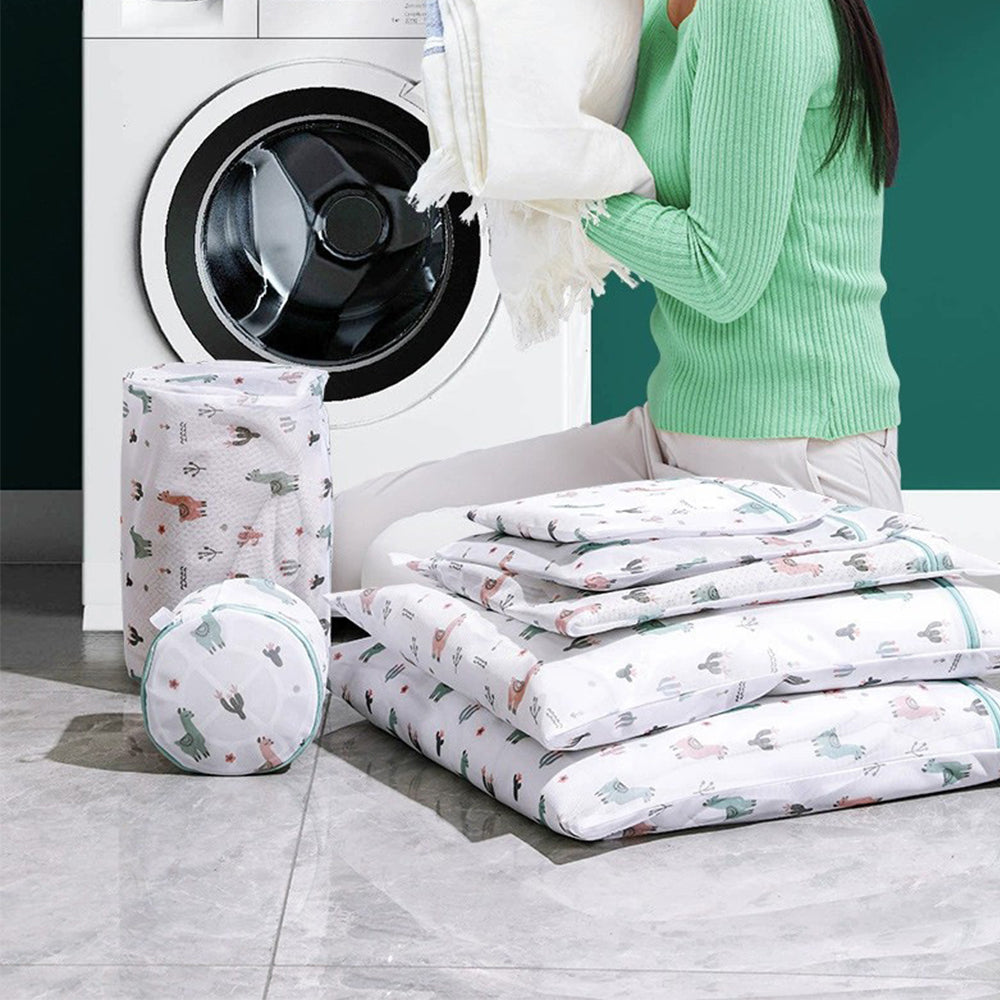 7 Piece Mesh Laundry Wash Bag Set for Delicates Bras and Underwear