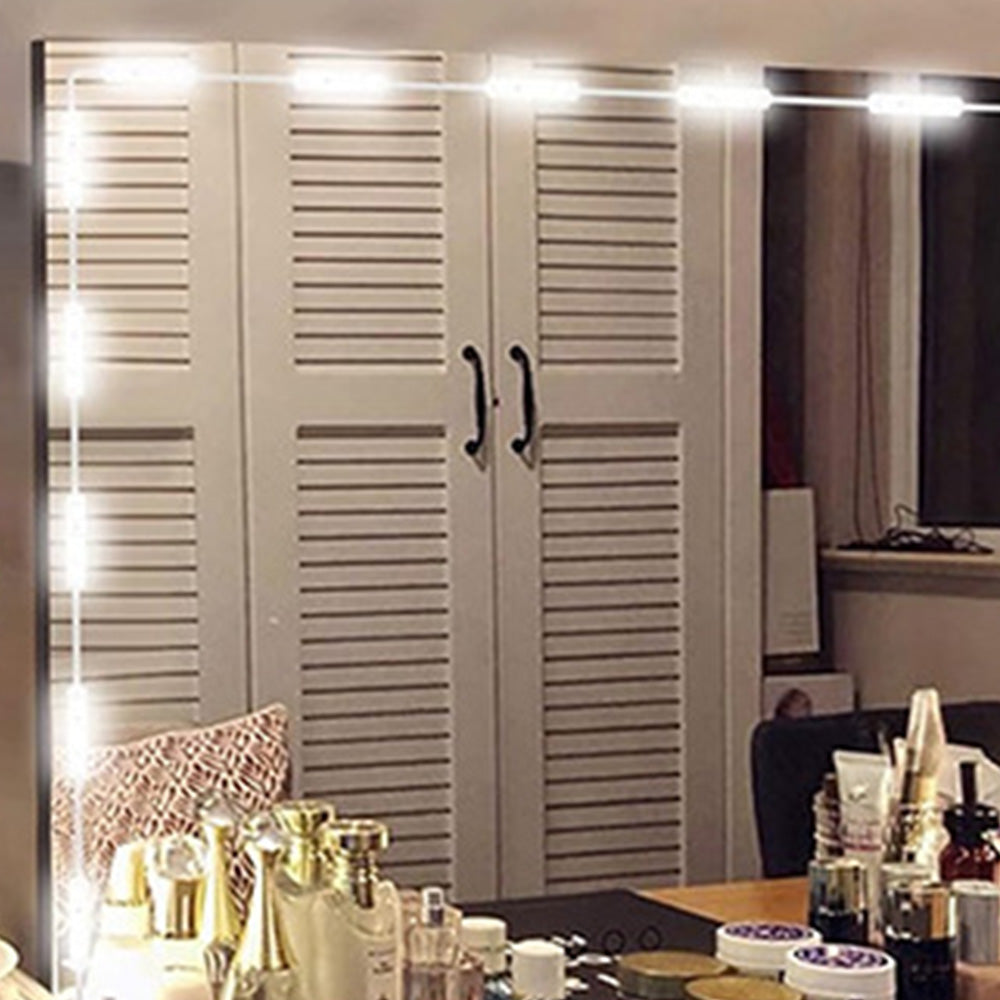 USB LED Vanity Light 3 Color Temperatures Dimmable for Makeup Mirror