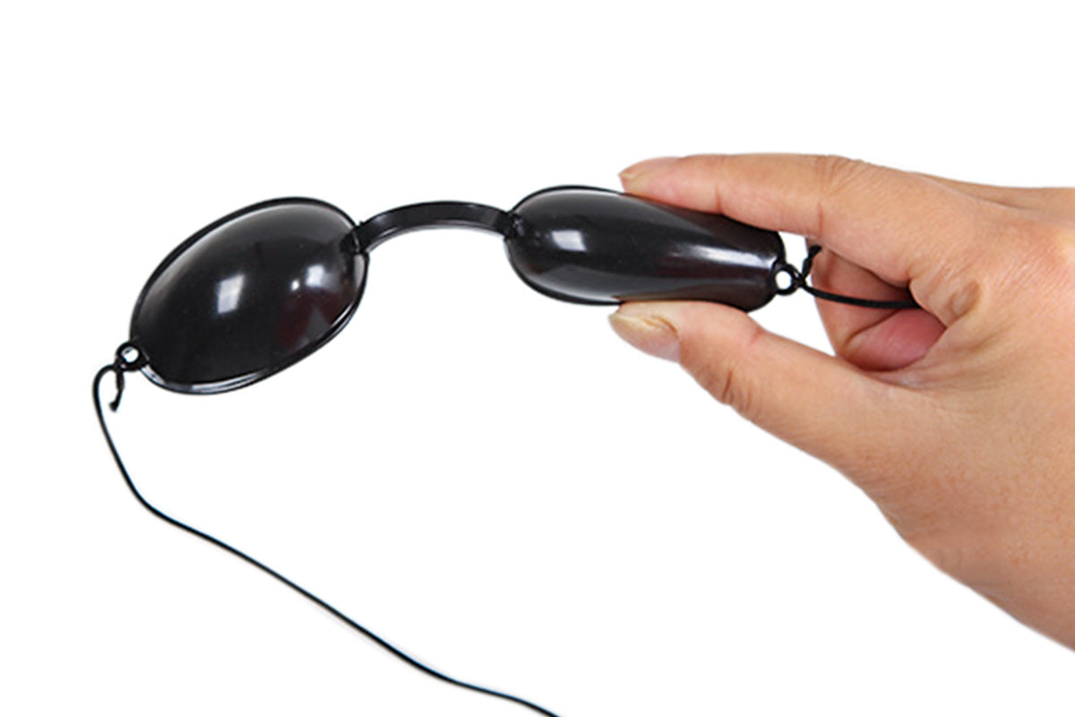 2Pcs Eye Protection Red Light Therapy Tanning Bed Goggles for Sunbathing