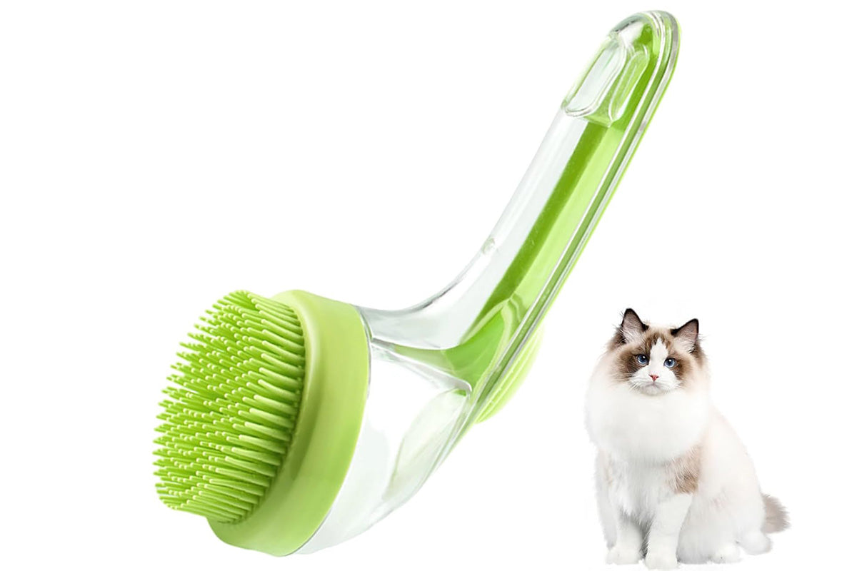 2 In 1 Dog Bath Brush With Built In Shampoo Dispenser Dog Shampoo Brush Bubble Maker