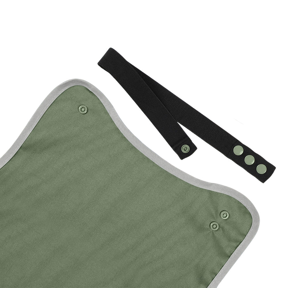 3 Pack Waterproof Washable Adult Bibs with Crumb Catcher Pockets