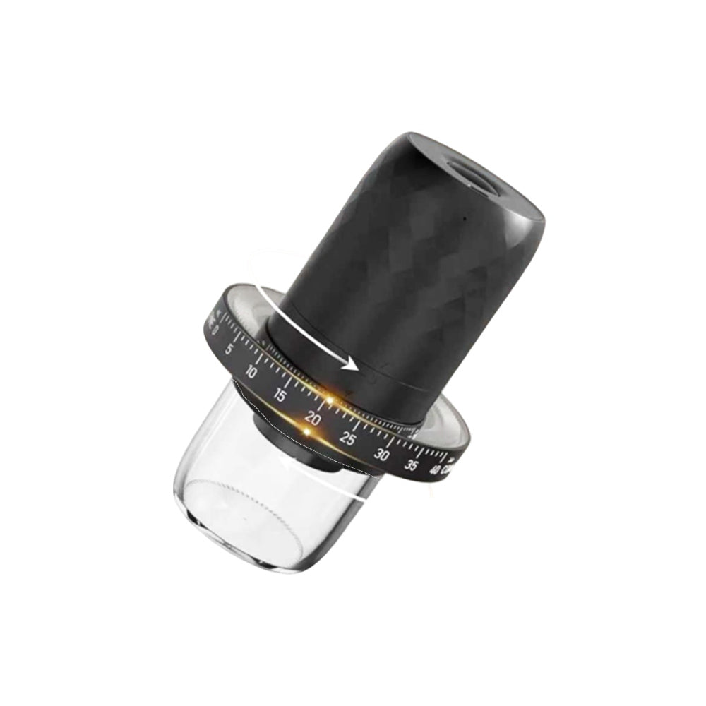Portable Electric Coffee Grinder for Home Use with Cleaning Brush