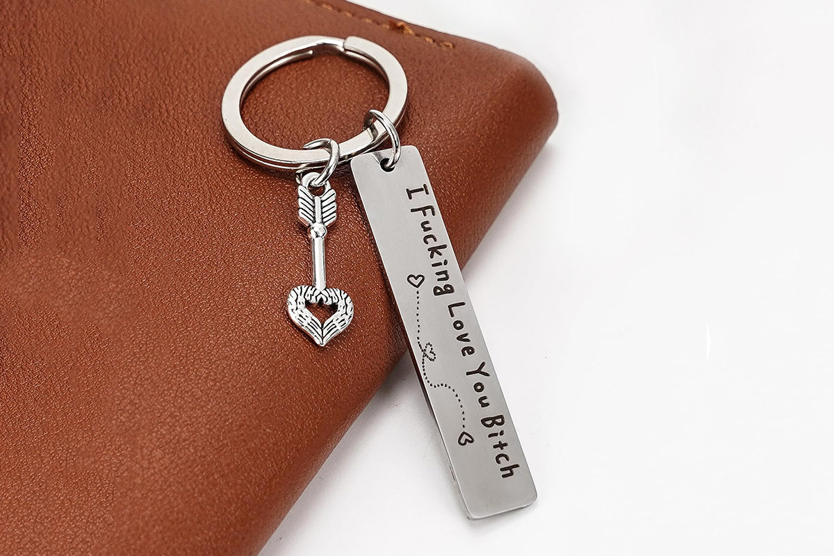 Best Friend Keychain Stainless Steel Key Chain