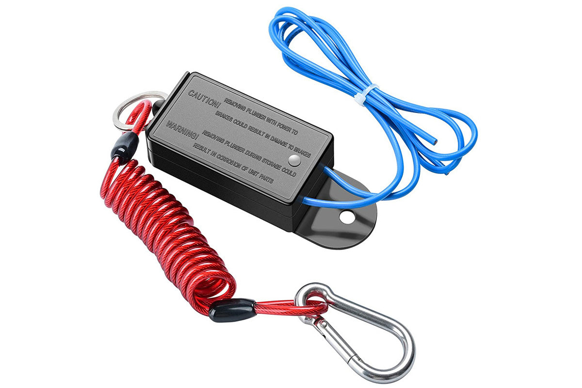 4FT Breakaway Trailer Cable Stainless Steel Safety Brake Cable with Spring