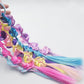 6pcs Girls Braided Hair Extensions Cute Ponytail Accessories for Daily Wear