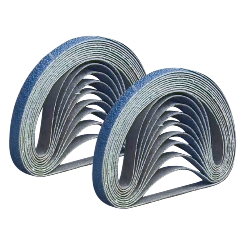 20Pcs Zirconia Sanding Belts for Metal Grinding and Polishing