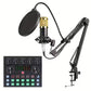 Recording Condenser Microphone Kit with Sound Card for Streaming YouTube TikTok