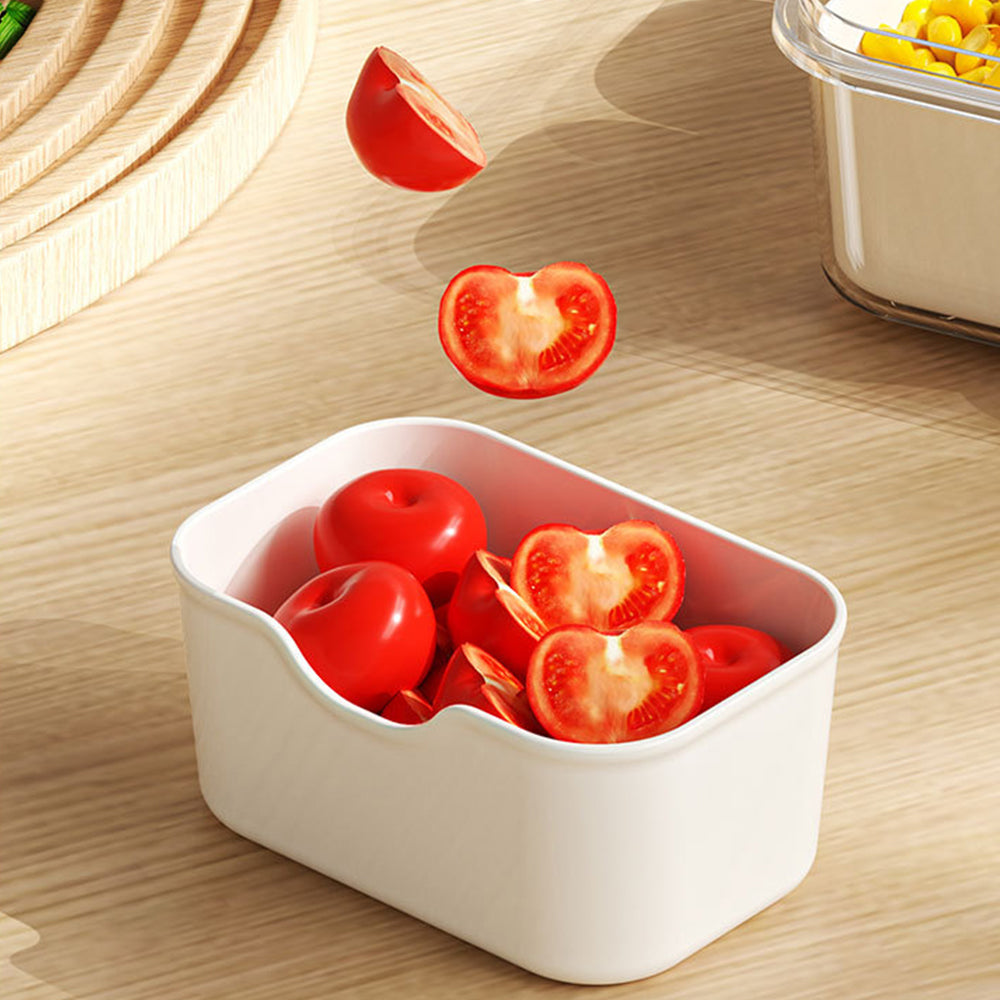 Divided Serving Tray with Lid and Handle Snack Box Container