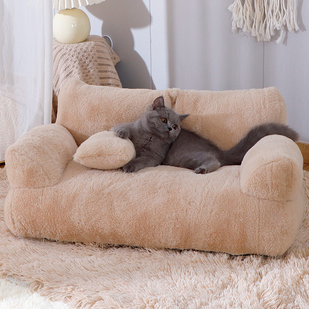 Pet Plush Couch Bed
