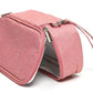 Insulated Insulin Cooling Bag Multi-Layer Medical Cooler for Diabetes Travel -Pink