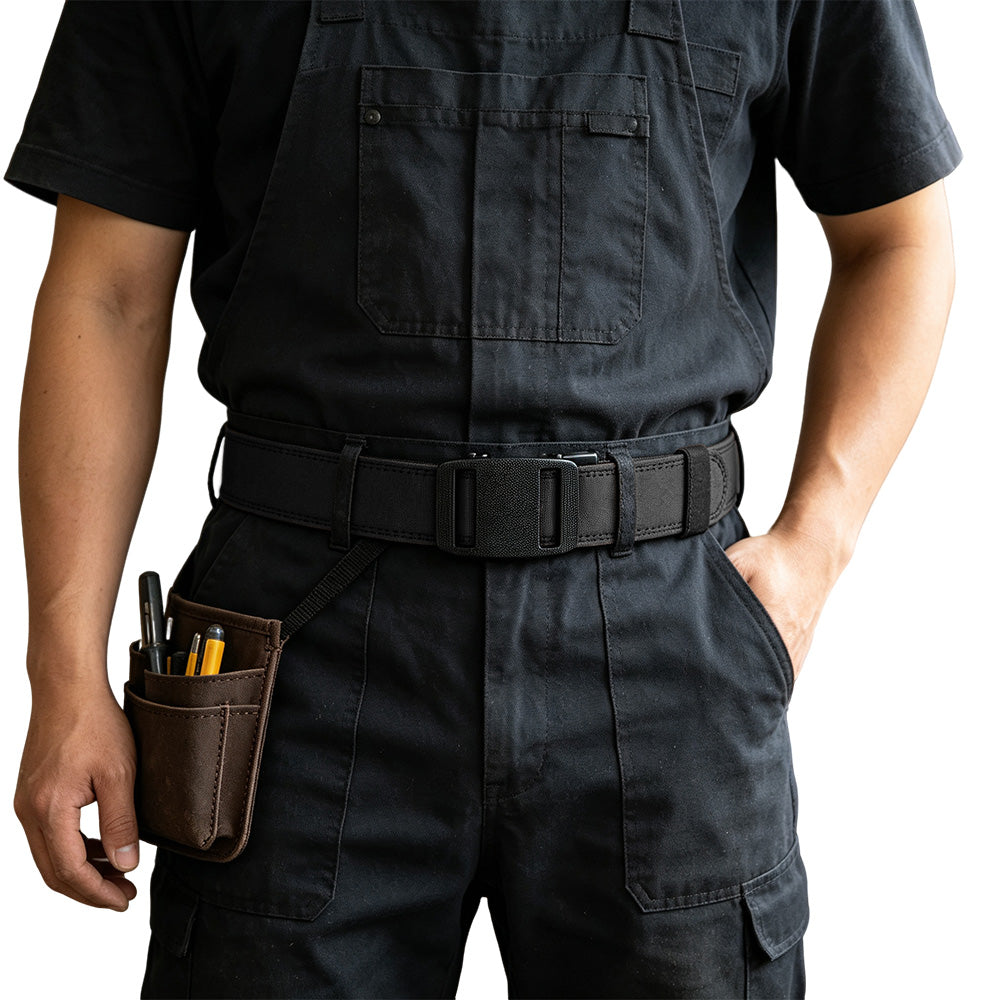 Double Layer Thickened Tactical Belt with Automatic Buckle