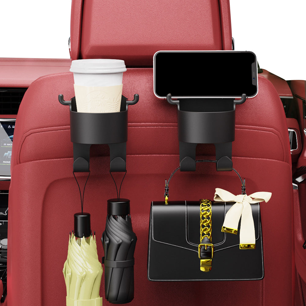 4 Pcs Multifunctional Cup Holder Hook for Car Seat Back