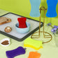 3PCS Home Kitchen TPE Scrubber Sponge Brush Dish Pot Pan Washing Cleaning Sponges