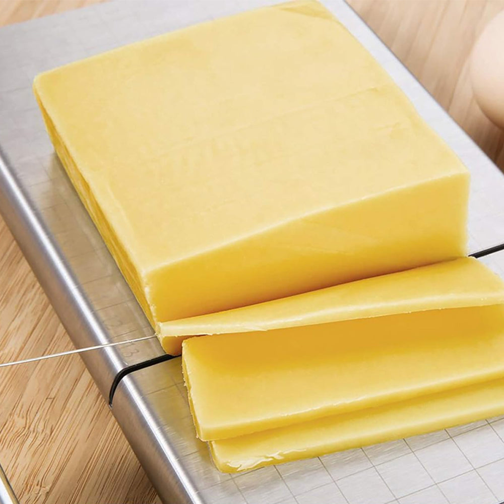 Cheese Slicer Stainless Steel Cheese Cutter with 5 Replacement-wires wth Scale