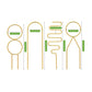 4Pcs Plant Trellis Metal Potted Houseplant Trellis Climbing Plants Support Stake