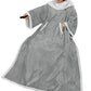 Sherpa Long Sleeve Throw Blanket Open Back Blanket Warm Sleeved Throw Blanket