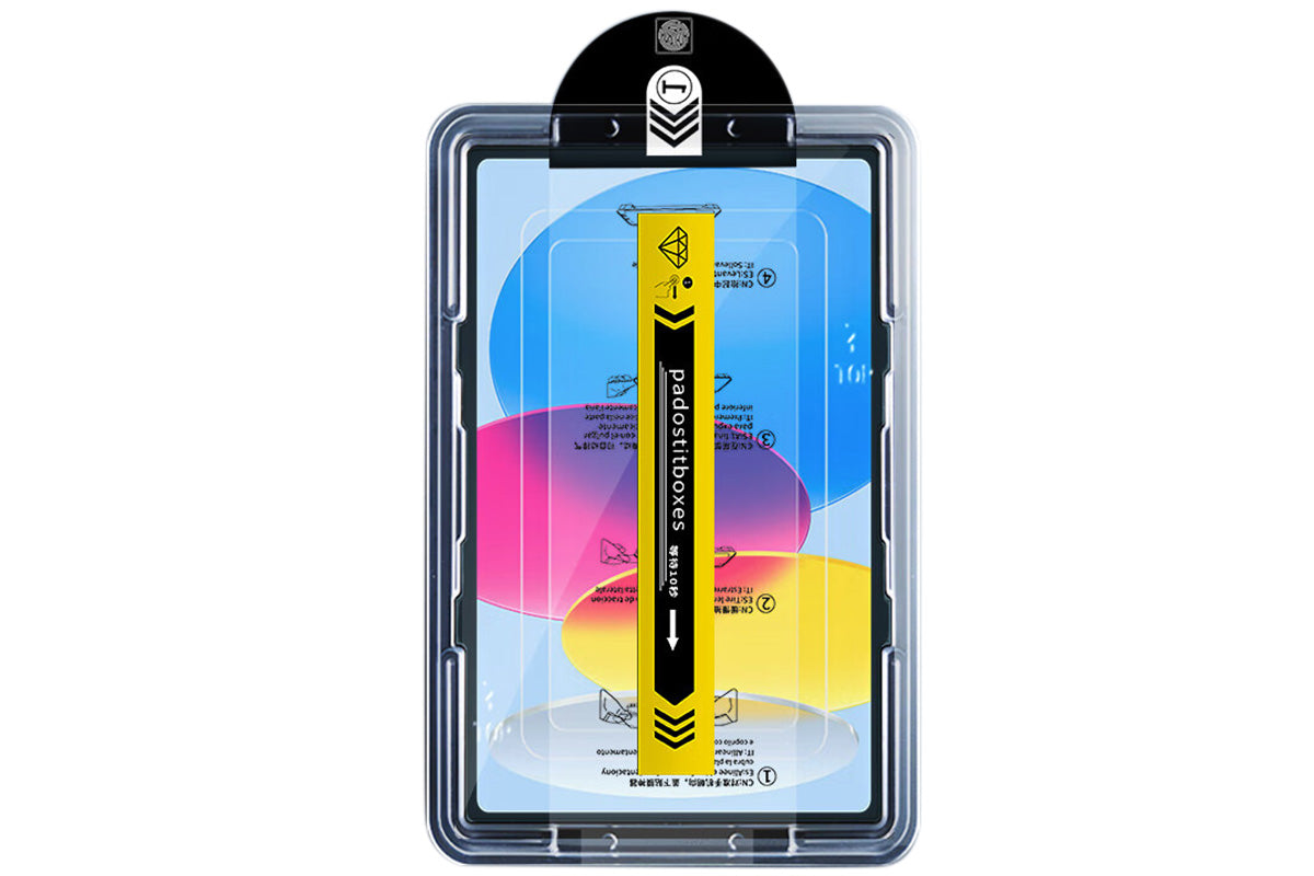 Auto Alignment Dust-Free Tempered Glass Screen Protector for iPad