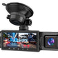 3 in 1 Dash Cam Mini Dash Camera for Cars with Night Vision and Loop Recording