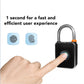 IP65 Waterproof Keyless Fingerprint Padlock  for Cabinets Toolbox Doors for Tuya