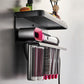 Barbershop Curling Wand Wall Mount Hair Dryer Rack for Dyson