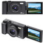 4K Digital Camera Flip Screen Autofocus for Vlogging and Photography Beginners