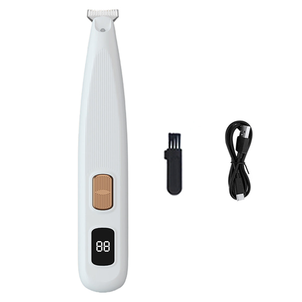 Dog Paw Trimmer LED Light Digital Display Pet Groomer for Cats Dogs