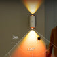 Motion Sensor Night Light Magnetic Wall Light USB Charging Wireless Sunset Lamp