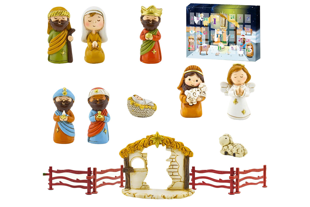 Nativity Advent Calendar for Jesus Birth Scene Blind Box