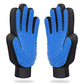 1 Pair Pet Grooming Gloves for Cats and Dogs Hair Removal and Massage