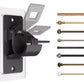 No Drill Self Adhesive Curtain Rod Brackets Transparent Invisible Holders for Curtains Towels