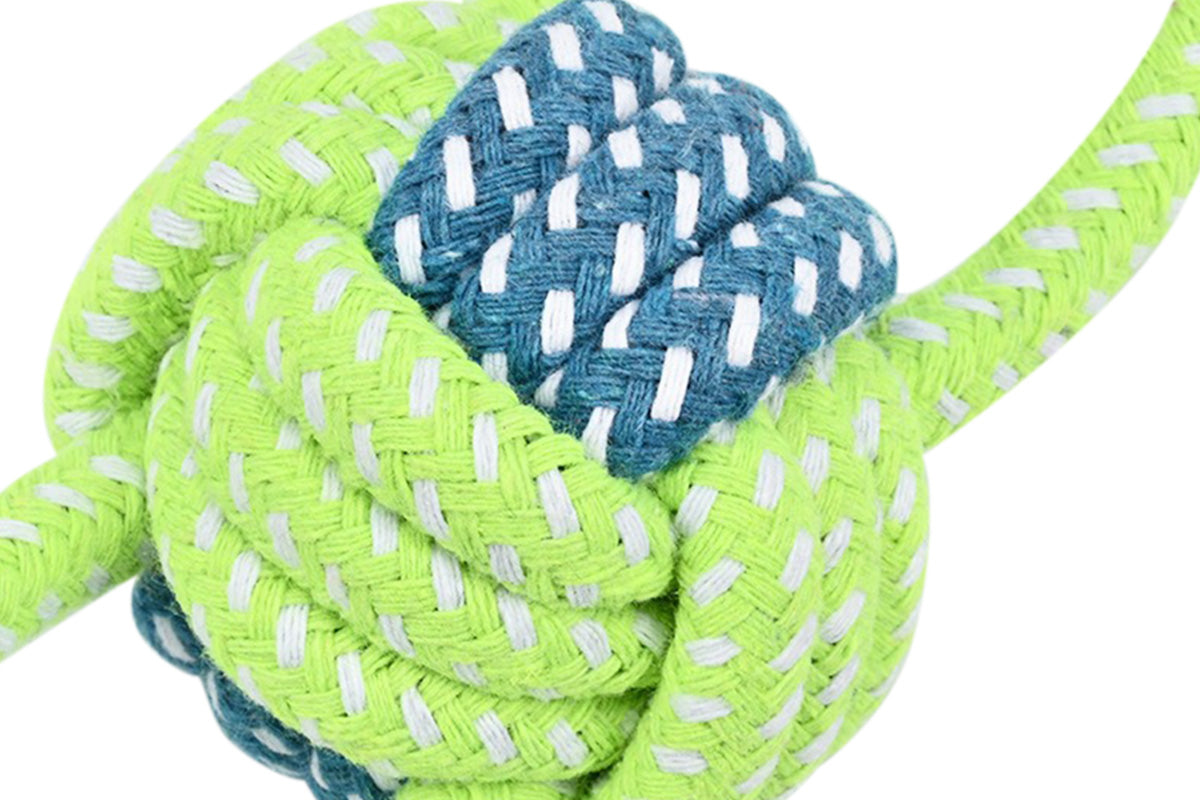 7Pcs Dog Rope Chew Toys Durable Knot Balls for Puppies Training and Teething