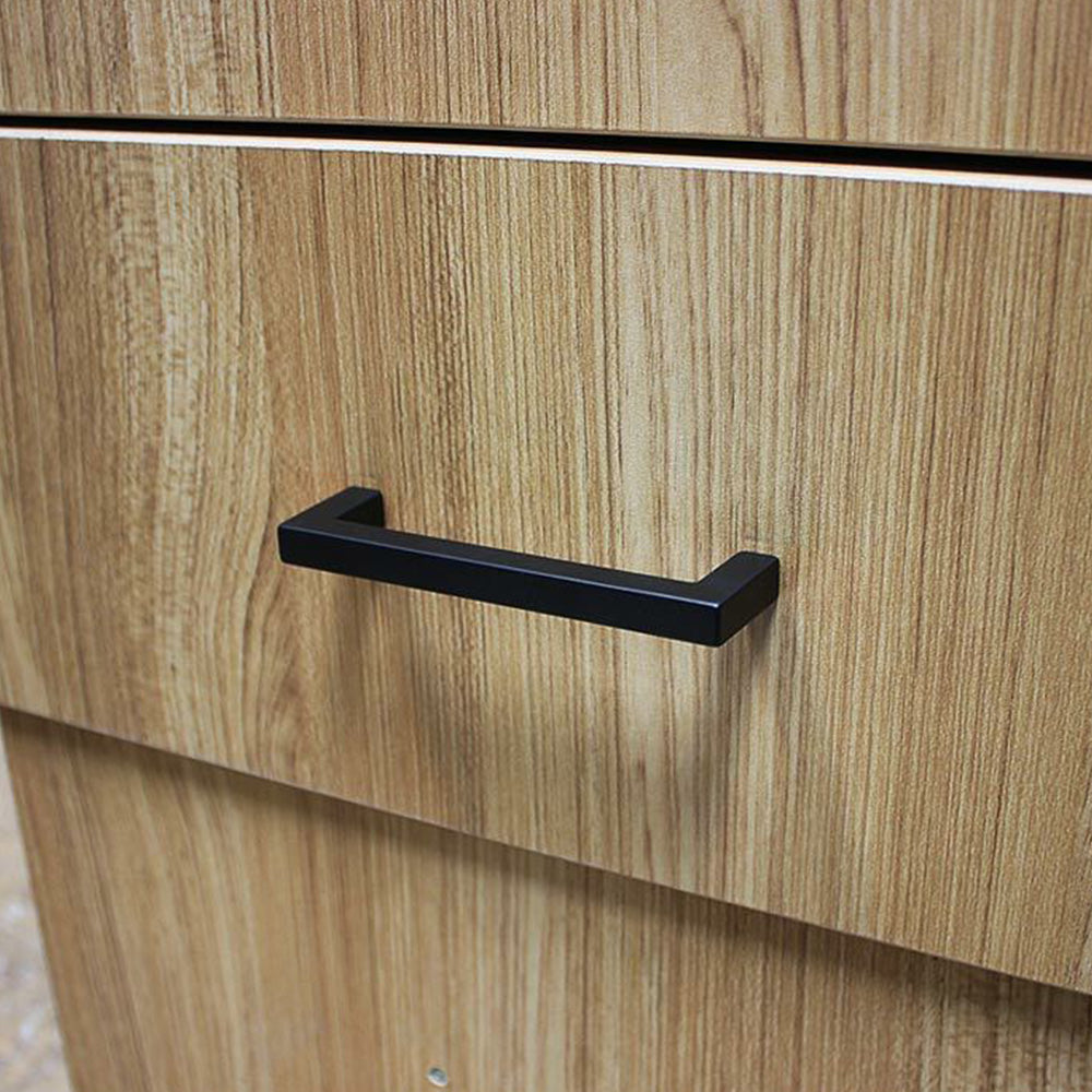 4X 12mm Square Stainless Steel Kitchen Cabinet and Door Handle