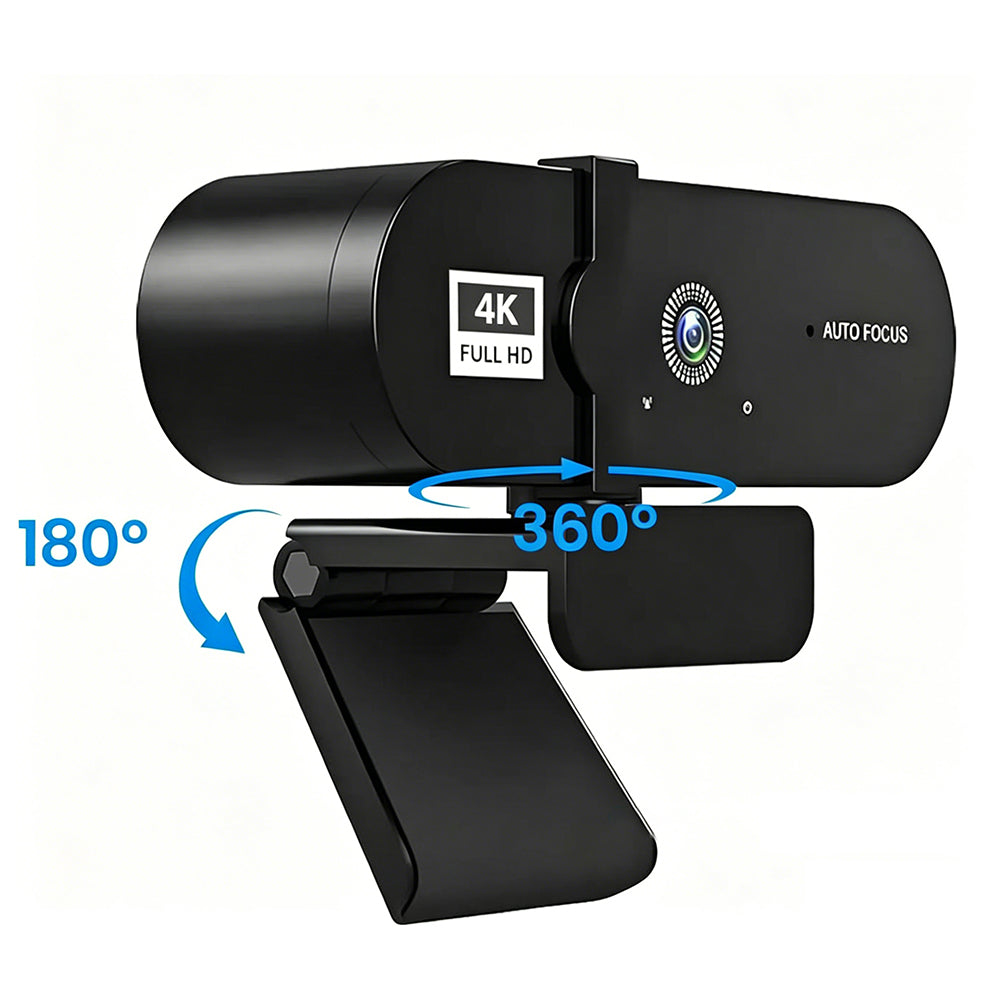 4K Webcam Video Camera Streaming USB Webcam for PC Laptop Auto Focus