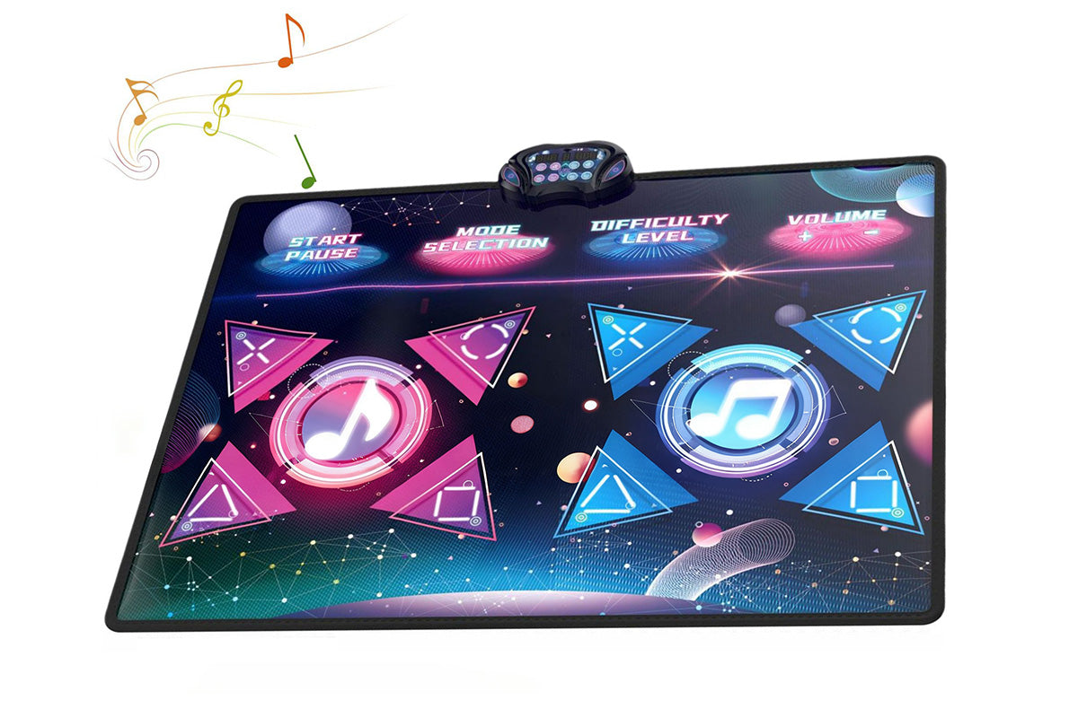 Lovelys Dance Mat 2-Player Dance Pad for Girls Boys Electronic Dancing Mat