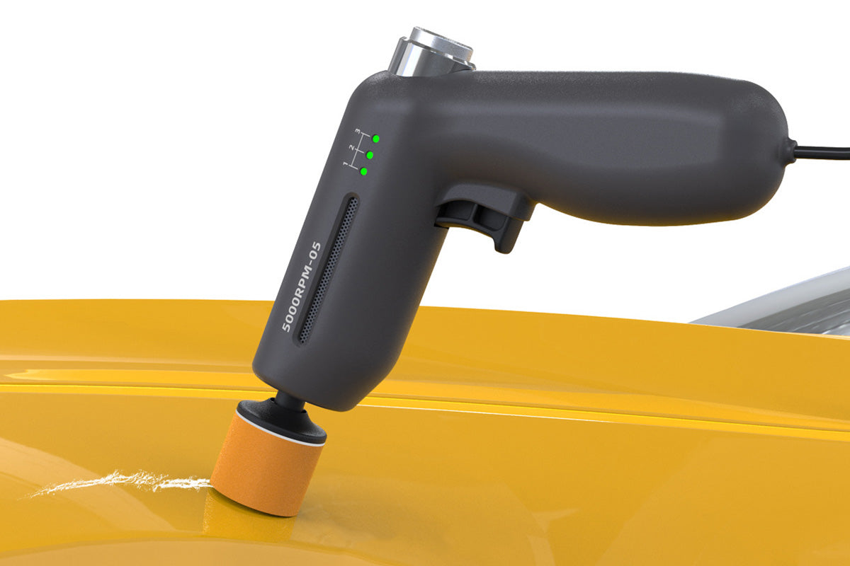 Auto Detailing Polisher Tool Car Polisher 5000RPM 3 Speed Handheld Buffer Waxer for Car Scratch Removal Waxing