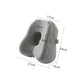 Knee Pillow Memory Foam Leg Pillow with Straps Side Sleeping Leg Pillow
