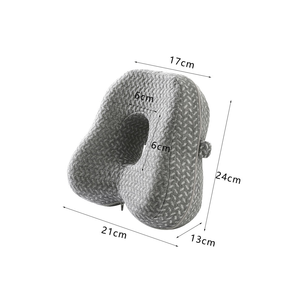 Knee Pillow Memory Foam Leg Pillow with Straps Side Sleeping Leg Pillow