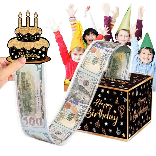 Party Cash Pull-Out Surprise Box