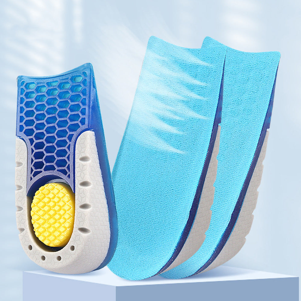 Men Women Invisible Height Increasing Insoles Heel Lifts For Shoes