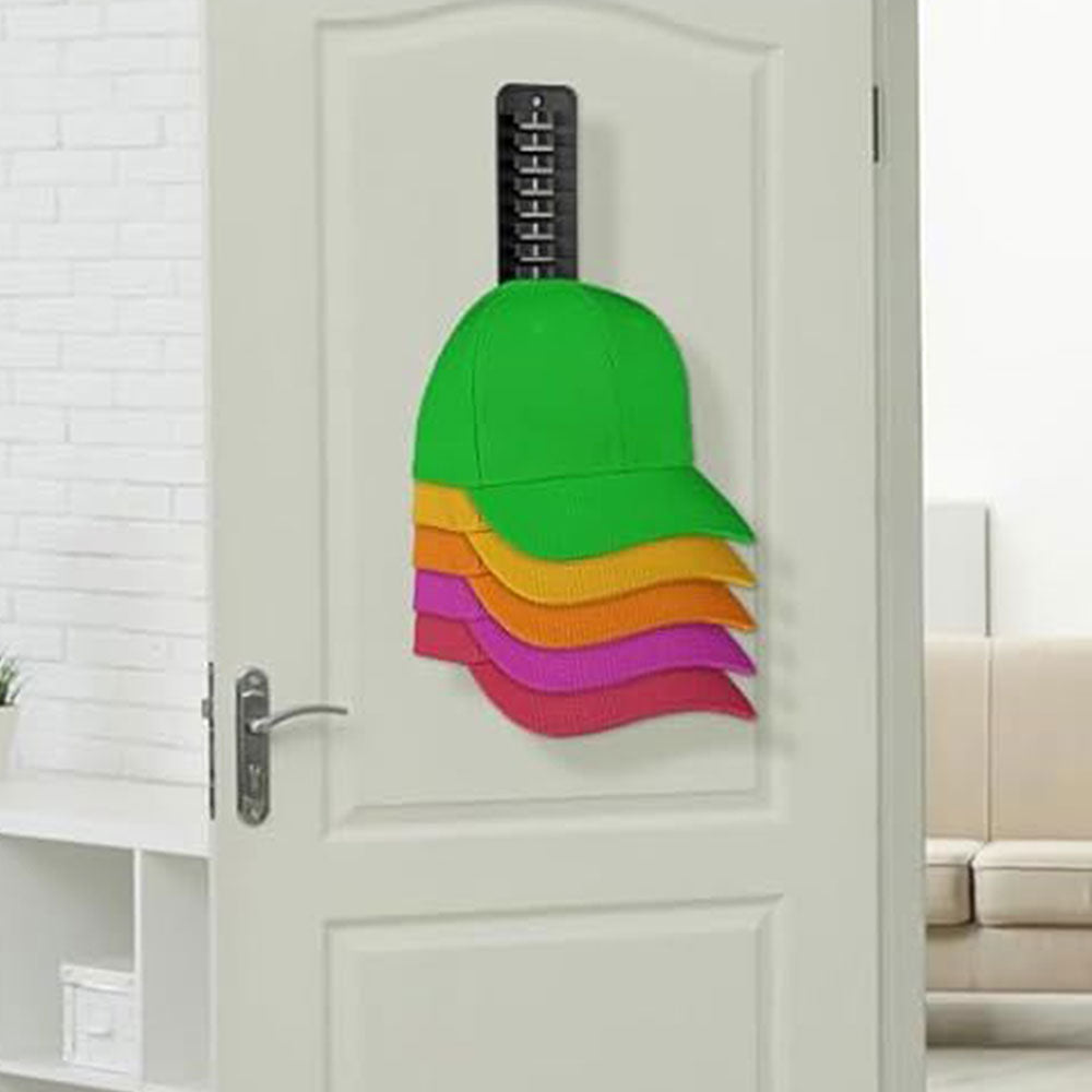 2Pcs Hat Organizer for Baseball Caps Wall Mounted Storage Rack Hat Display Organizer