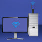 WiFi Wireless Adapter with Bluetooth 5.0 Dual Band 1300Mbps USB 3.0 for PC and Mac